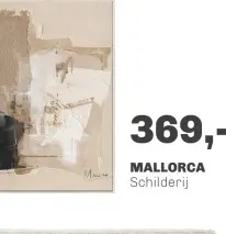 Aanbieding: MALLORCA Schilderij