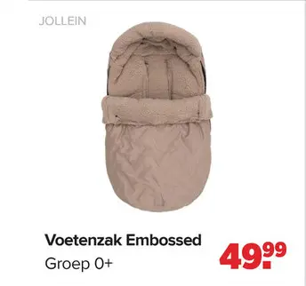 Aanbieding: Voetenzak Embossed