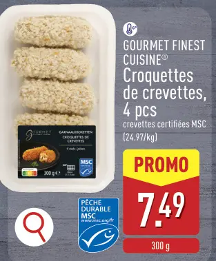 Offre: Croquettes de crevettes