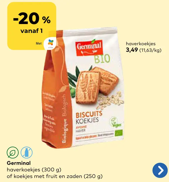 Promotie: Germinal haverkoekjes