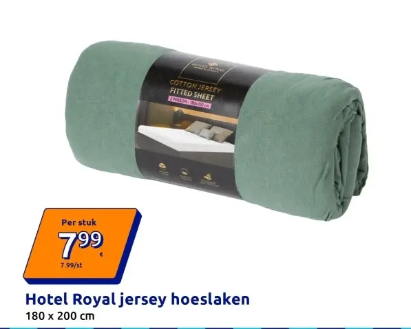 Promotie: Jersey hoeslaken