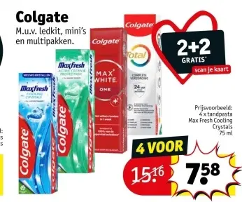 Promotie: Colgate tandpasta