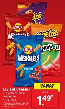 Aanbieding: Lay's of Cheetos