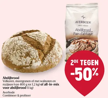 Aanbieding: Abdijbrood of all-in-mix voor abdijbrood