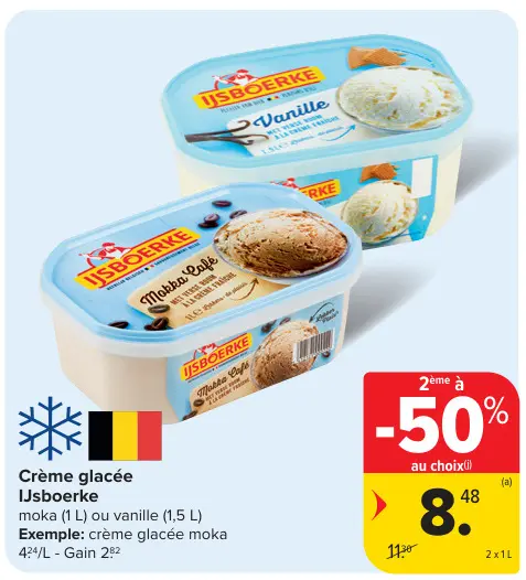 Offre: Crème glacée