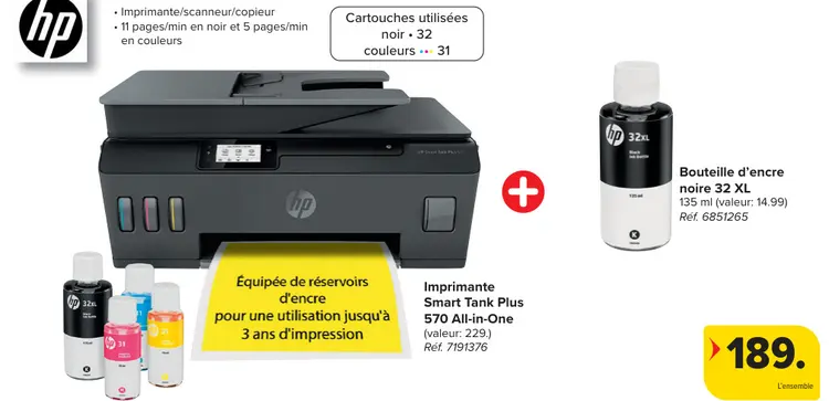 Offre: Smart Tank Plus 570 All-in-One