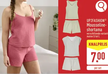 Aanbieding: UP2FASHION® Mousseline-shortama