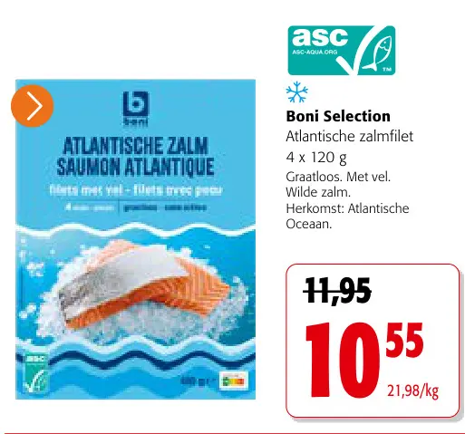 Promotie: Atlantische zalmfilet