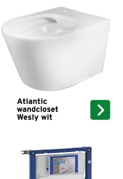Aanbieding: Atlantic wandcloset Wesly wit