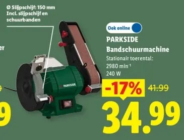 Aanbieding: Bandschuurmachine