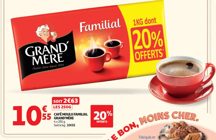 Promotie: Café moulu Familial