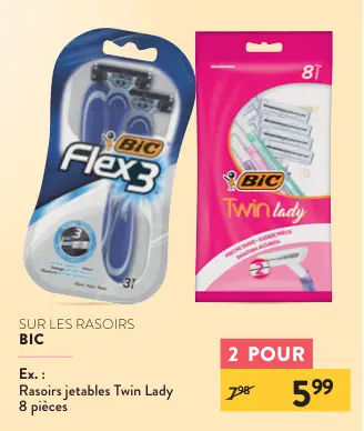 Offre: Rasoirs
