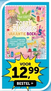 Aanbieding: Het GROTE ZOETE ZUSJES VAKANTIE BOEK