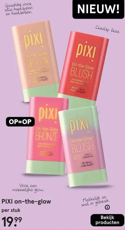 Aanbieding: PIXI on-the-glow
