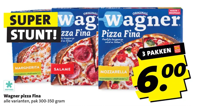 Aanbieding: Wagner pizza Fina