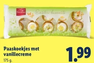 Aanbieding: Paaskoekjes met vanillecreme