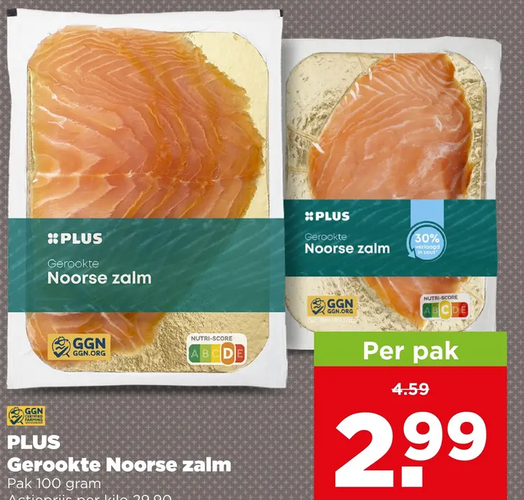 Aanbieding: Gerookte Noorse zalm