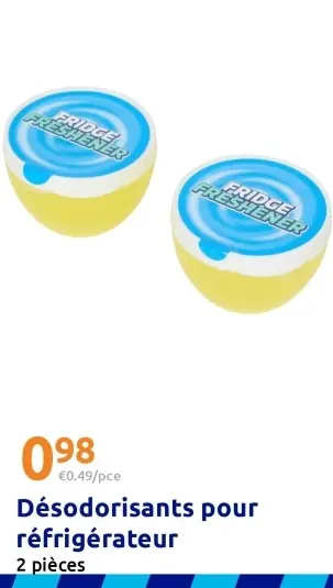 Offre: Désodorisants pour réfrigérateur