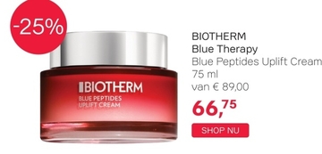 Aanbieding: Biotherm Blue Therapy Blue Peptides Uplift Cream