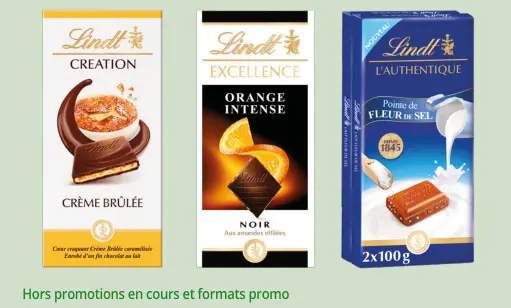 Promotie: Lindt Creation Crème Brûlée, Lindt Excellence