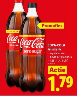 Promotie: Coca-Cola Frisdrank