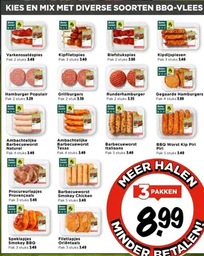 Aanbieding: Kies en mix met diverse soorten BBQ-vlees