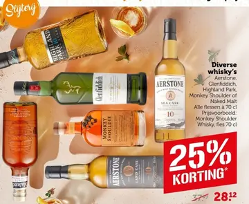 Aanbieding: Diverse whisky's