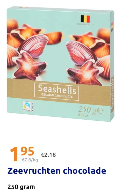 Promotie: Zeevruchten chocolade
