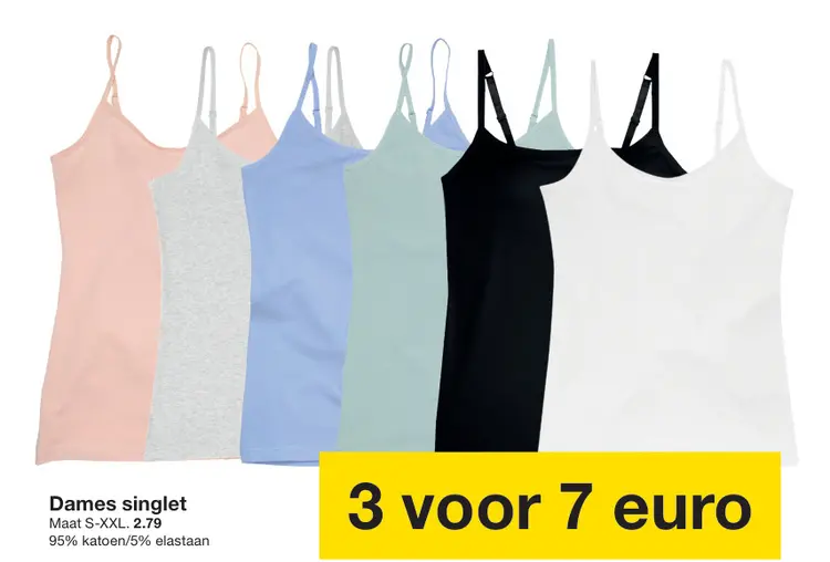 Aanbieding: Dames singlet