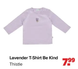 Aanbieding: Lavender T-Shirt Be Kind
