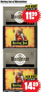 Aanbieding: Hertog Jan of Warsteiner