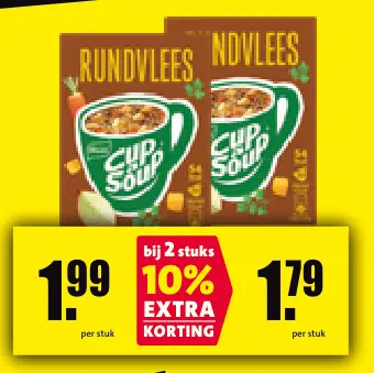 Aanbieding: Rundvlees Cup a Soup