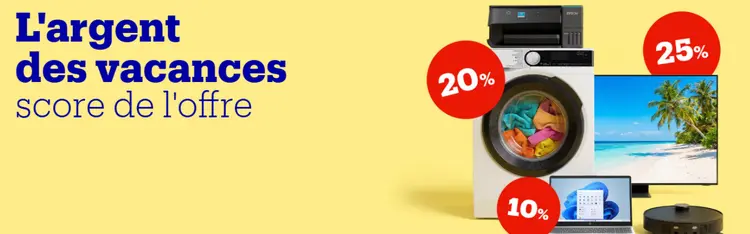 Offre: L'argent des vacances score de l'offre
