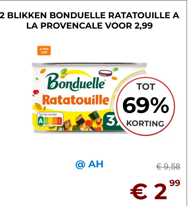 Aanbieding: Ratatouille a la provencale