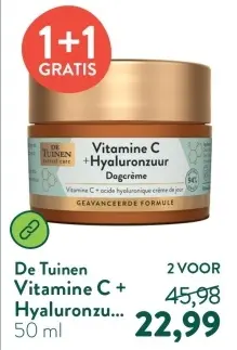 Aanbieding: De Tuinen Vitamine C + Hyaluronzu...