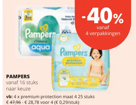 Aanbieding: Pampers