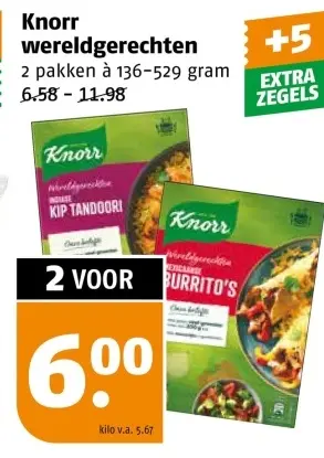 Aanbieding: Knorr wereldgerechten