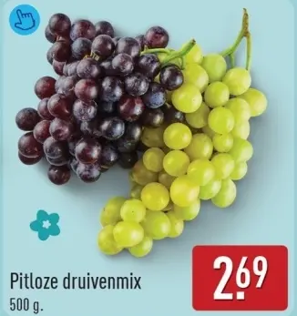 Aanbieding: Pitloze druivenmix