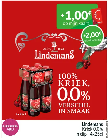 Promotie: Kriek 0,0%