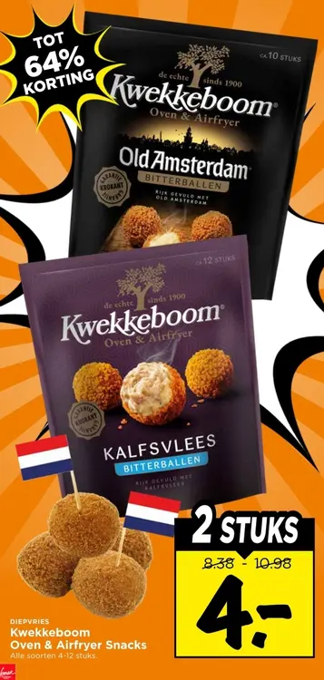 Aanbieding: Kwekkeboom Oven & Airfryer snacks