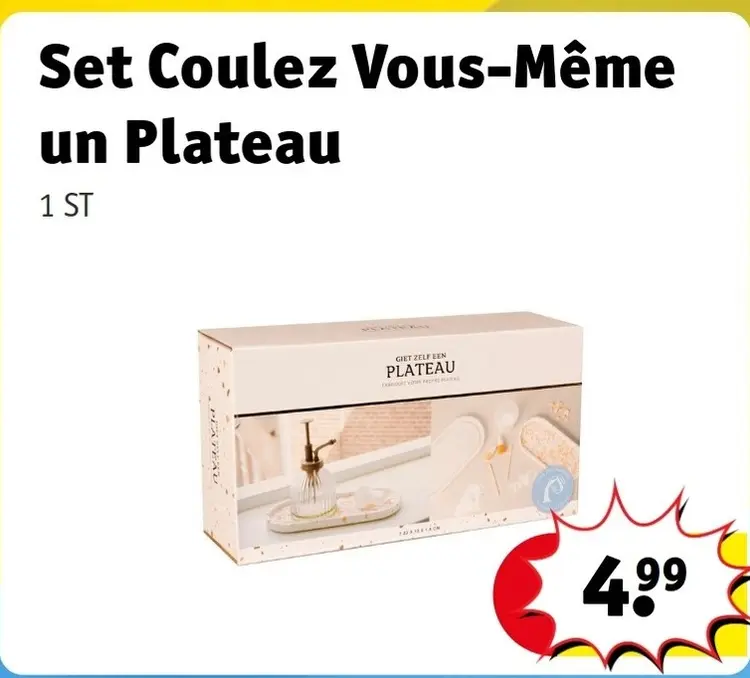 Offre: Set Coulez Vous-Même un Plateau