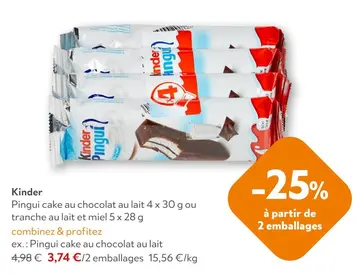 Offre: Kinder