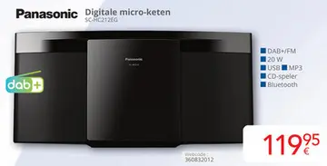 Aanbieding: Panasonic Digitale micro-keten