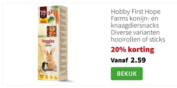 Aanbieding: Hobby First Hope Farms konijn- en knaagdiersn