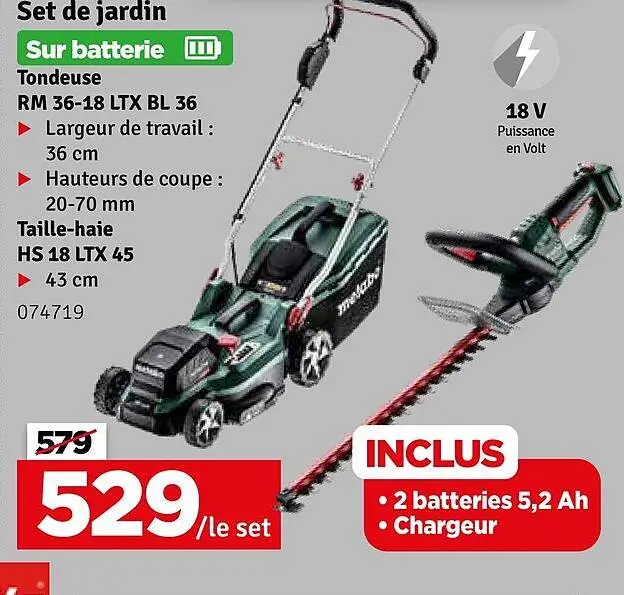 Offre: Set de jardin