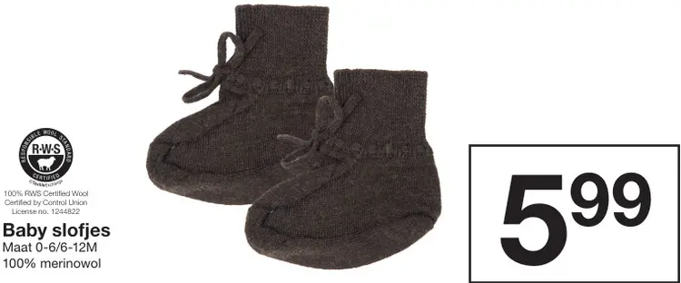 Promotie: Baby slofjes