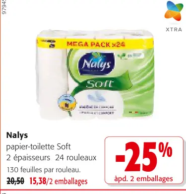 Offre: papier-toilette Soft