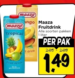Aanbieding: Fruitdrink