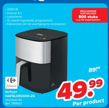 Aanbieding: Airfryer