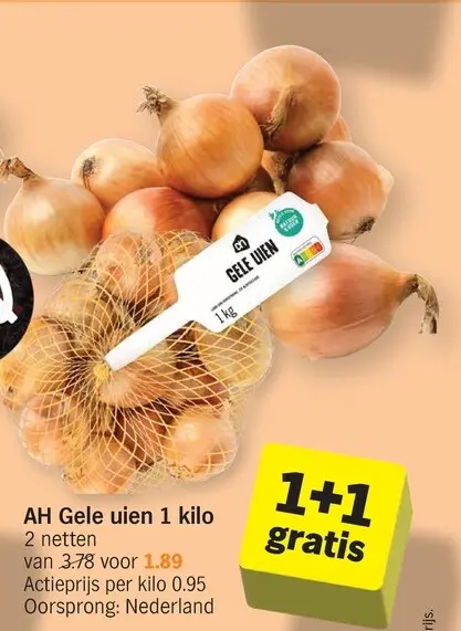 Promotie: Gele uien